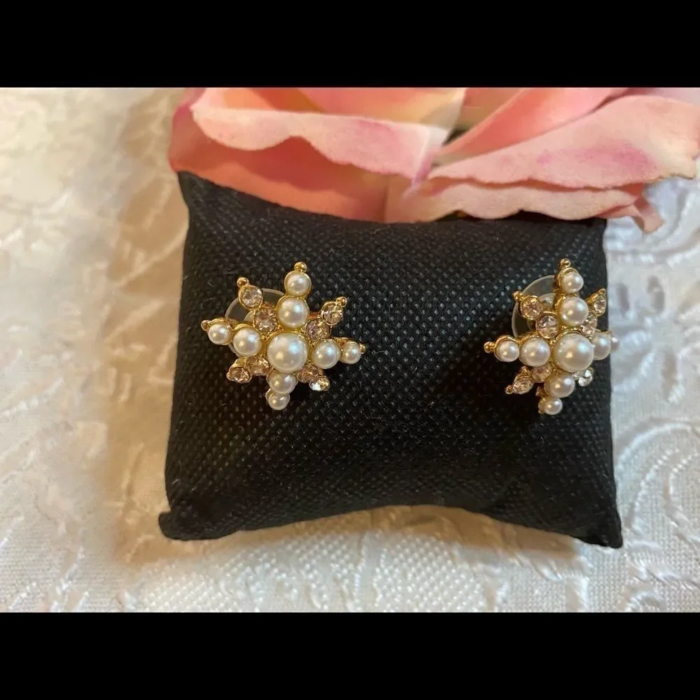 💥Swarovski Crystal Gold Silver Plated  Earrings